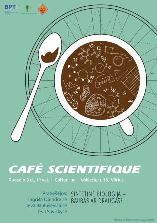 Café Scientifique diskusija Vilniuje: sintetinė biologija – baubas ar draugas?